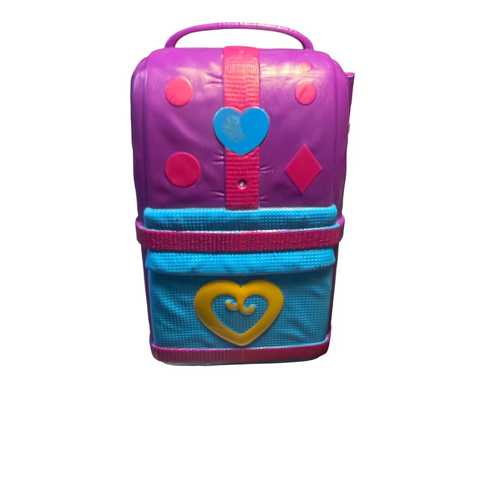Mattel Polly Pocket Hidden in Plain Sight Beach Vibes Backpack Playset Purple